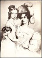 Princess Victoria and the Duchess of Kent 1834